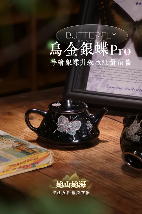 乌金银蝶PRO升级版茶壶